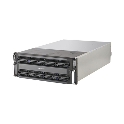 HIKVISION - Servidor de Almacenamiento en Red / Incluye 10 Discos de 25 TB / Soporta Hasta 256 Canales / Controlador Simple