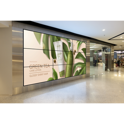 HIKVISION - Kit Videowall Comercial 3X3 / Incluye 9 Pantallas 55" / 3 Controladores de 2 Entradas HDMI / Base de Pared