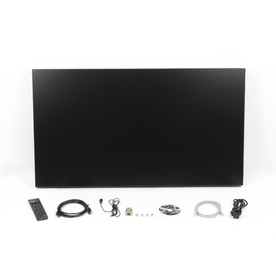 HIKVISION - Pantalla LCD 46" para TV WALL / Entrada HDMI - VGA - DVI - DP / Monitor Robusto / Bisel Delgado (3.5 mm) / Soportan Daisy Chain (Conexión en Cadena sin Software)