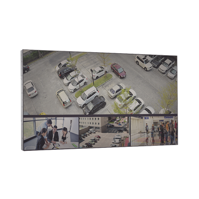 HIKVISION - Pantalla LCD 55" para Videowall / Entrada HDMI - VGA - DVI - DP / Monitor Robusto / Bisel Delgado (3.5 mm) / Daisy Chain (Conexion en Cadena sin Software)