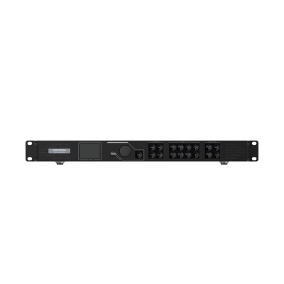 HIKVISION - Controlador para Videowall  / 6 Puertos RJ45 para Paneles LED / Compatible con Pantallas LED Para Exterior / Compatible con DS-D4440FO-BKI y DS-D4225FO-BGF
