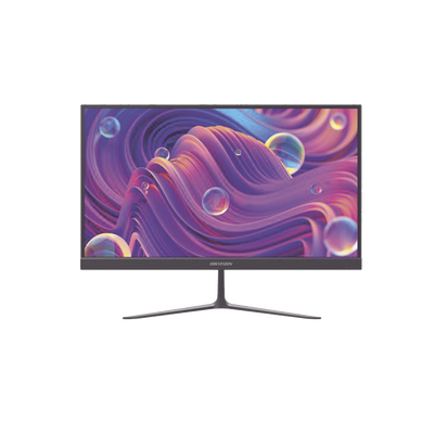 HIKVISION - Monitor LED Full HD (1080p) de 21.5" / Ideal para CCTV, Oficina y Hogar / Entrada HDMI-VGA / Montaje VESA ( 75 X 75) / Uso 16/7 / Backlight E-LED / Ultra Delgado