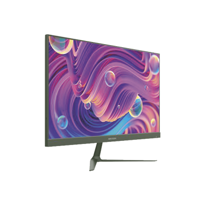 HIKVISION - Monitor LED Full HD (1080p) de 23.8" / Ideal para CCTV, Oficina y Hogar / Entrada HDMI-VGA / Montaje VESA ( 75 X 75) / Uso 16/7 / Backlight E-LED / Ultra Delgado