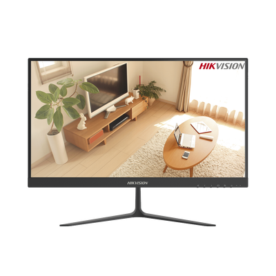 HIKVISION - Monitor VA LED Full HD (1920 X 1080) de 23.8" / Ideal para CCTV, Oficina y Hogar / Entrada HDMI-VGA / Montaje VESA (100 X 100) / Uso 24/7 / Backlight E-LED / Ultra Delgado