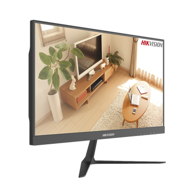 HIKVISION - Monitor VA LED Full HD (1920 X 1080) de 23.8" / Ideal para CCTV, Oficina y Hogar / Entrada HDMI-VGA / Montaje VESA (100 X 100) / Uso 24/7 / Backlight E-LED / Ultra Delgado