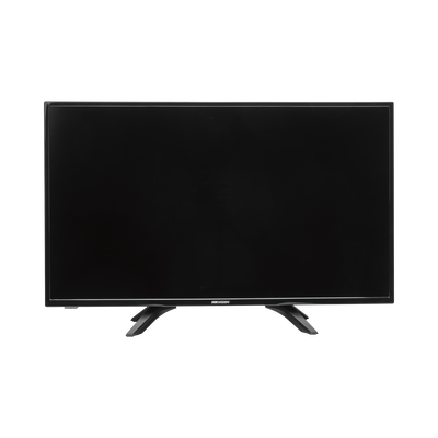 HIKVISION - Monitor LED 32" Ultra-Brillante Full HD con Altavoces Potentes, Ángulo de Visión 178° y Entradas HDMI-VGA / Funcionamiento 24/7 y Montaje VESA (100 X 100) / Calibración Inteligente de Imagen