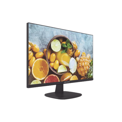 HIKVISION - Monitor LED 4K de 27" / Ideal para CCTV, Oficina y Hogar / Entrada HDMI-DP / Montaje VESA (100 X 100) / Uso 24/7 / Backlight E-LED / Ultra Delgado