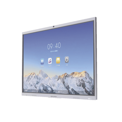 HIKVISION - Pantalla Interactiva Touch de 65" Android 13 / Google Suite Preinstalado con Certificación EDLA / Cámara Web 8 MP / Resolución 4K / Bocinas Integradas / Entradas HDMI y VGA / Incluye 2 Lápices para Escribir