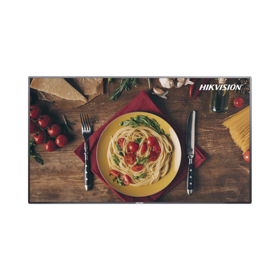 HIKVISION - Pantalla LED de 32" para Publicidad Digital / Programación de Horarios / Contenido Personalizado / Sistema Operativo Android / 1 Entrada USB / WiFi