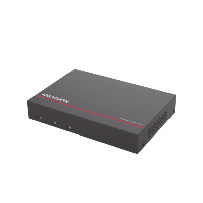HIKVISION - NVR + eSSD / 4 Megapixel / 4 Canales IP / 4 Puertos PoE+ / eSSD de 1 TB / ACUSENSE / Diseño Compacto y Cero Ruido