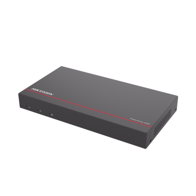 HIKVISION - NVR + eSSD / 4 Megapixel / 8 Canales IP / 8 Puertos PoE+ / eSSD de 1 TB / ACUSENSE / Diseño Compacto y Cero Ruido