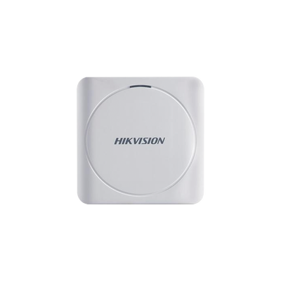 HIKVISION - Lector de Tarjetas PROX EM / Exterior IP65 / Wiegand / Compatible con Cualquier Panel / PEQUEÑO y ESTETICO