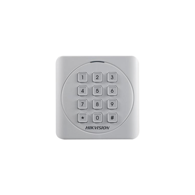 HIKVISION - Lector de Tarjetas PROX EM y Contraseñas / Exterior IP65 / Wiegand / Compatible con Cualquier Panel / PEQUEÑO y ESTETICO
