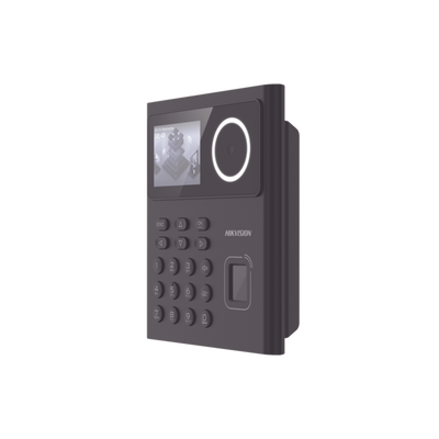 HIKVISION - Terminal Min Moe WiFi con Batería de Respaldo / Administrable por Smartphone o Nube /  Acceso y Asistencia /  Huella, Facial y Tarjetas MIFARE /  500 rostros y 1,000 Huellas y Tarjetas / Detección de Cubrebocas / HikConnect / HIK-IA