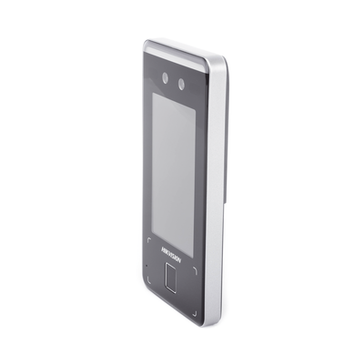 HIKVISION - Terminal Min Moe WiFi de Reconocimiento Facial ULTRA RÁPIDO (Exterior IP65) / Hasta 1.5 mts en lectura / Soporta P2P Hik-Connect / 3,000 Usuarios /QR y Videoportero (ambientes de bajo ruido) / HIK-IA
