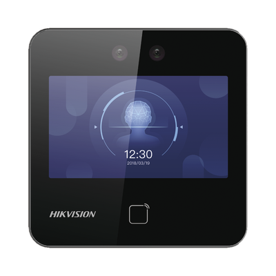 HIKVISION - Terminal Min Moe WiFi / Touch de Reconocimiento Facial Ultra Rápido para ASISTENCIA y Control de ACCESO / 1500 Rostros y 3,000 tarjetas /  Lee códigos QR / Videoportero / Detección de Cubrebocas / SIP Estandar / HIK-IA