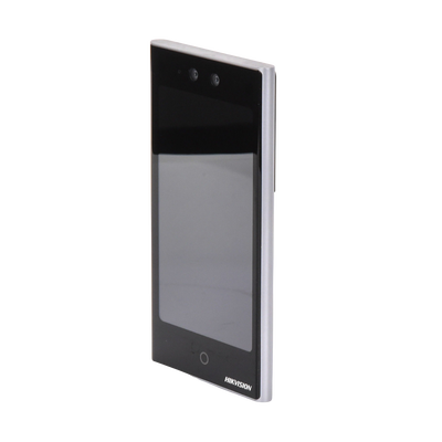 HIKVISION - Terminal Facial WiFi con pantalla de 7" / Exterior IP65 / 10,000 Rostros y 50,000 Tarjetas / 10,000 Huellas (Módulo Opcional) / ISAPI / ISUP 5.0 / Codigos QR y Bluethooth / Intercom SIP Estandar / HIK-IA