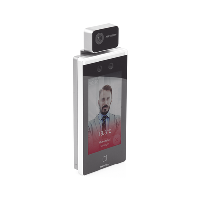 HIKVISION - Biométrico Min Moe para Acceso y Asistencia con Reconocimiento Facial  / Monitoreo y reportes en Excel por Software / Termografía Industrial / Acceso + Tiempo y Asistencia (reloj checador)