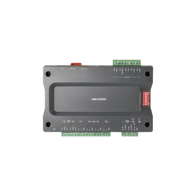 HIKVISION - Controlador MAESTRO para Control de Elevadores / Control de Acceso para los pisos de los Elevadores por Huella o Tarjeta / Programación por IVMS4200 o Interfaz Web