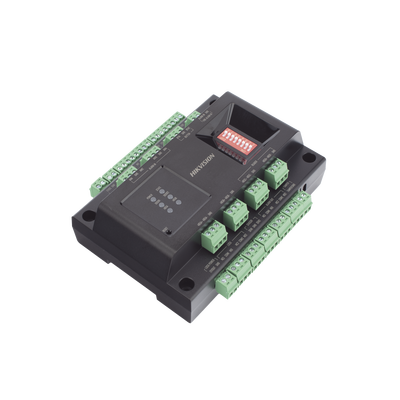 HIKVISION - Expansor de 2 Puertas para Paneles de Control de Acceso DS-K27 Series / Comunicación RS-485 / 4 Entradas y 2 Salidas Auxiliares