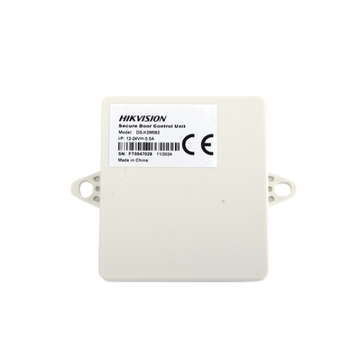 HIKVISION - Módulo Seguro para Instalaciones SEGURAS en Controles de Acceso HIKVISION / Compatible con Biometricos Faciales Min Moe / Conexión RS-485  /  Soporta Botón de Salida y Chapa