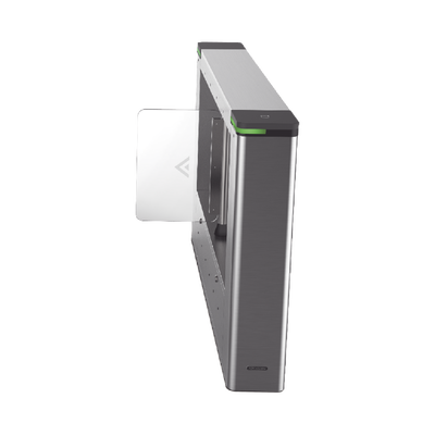 HIKVISION - Torniquete DERECHO tipo Swing para Carril de 90 cms / Incluye Panel y Lector de Tarjeta / TCP/IP / Administrable por iVMS-4200 (Requiere Torniquete Izquierdo) / 6,000,000 MCBF / 12 Pares de IR
