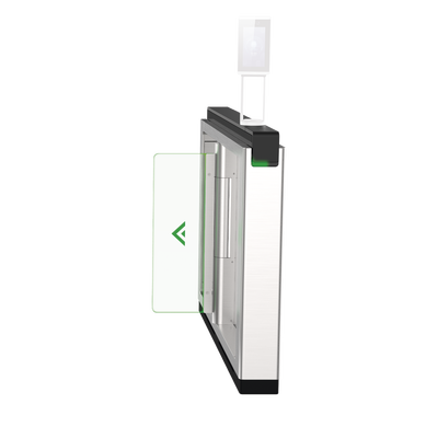 HIKVISION - Torniquete de Apertura para Lado Derecho / Metal / Con 12 Pares de Detectores IR / Soporta Terminal de Reconocimiento Facial