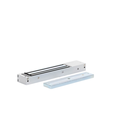 HIKVISION - Chapa Magnética de 600 Lbs (272 Kg) / Montaje en Puerta Normal / Certificado CE /  Uso en Interior / Magnetismo Anti-residual