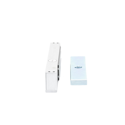 HIKVISION - Chapa Magnética de 617 Lbs (280 Kg) / Montaje en Puerta Normal o de Vidrio / Certificado CE /  Uso en Interior / Indicador LED / Magnetismo Anti-residual