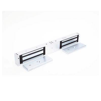 HIKVISION - Chapa Magnética para Doble Puerta / Puerta Antifuego / Soporta 1200 Lbs (500 Kg) / Indicador LED