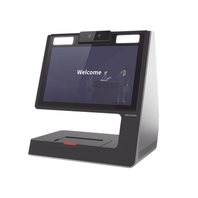 HIKVISION - Terminal para Registro de Visitantes / Pantalla LCD de 10.1" / Android / WiFi / Lectura de Tarjetas de Proximidad MIFARE