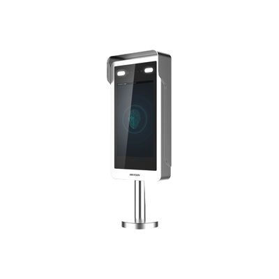 HIKVISION - Terminal de acceso con reconocimiento facial / Soporta hasta 10,000 capturas de rostros/ Pantalla LCD touch de 10 pulgadas / cámara de 2MP / Soporte Para torniquete HIKVISON
