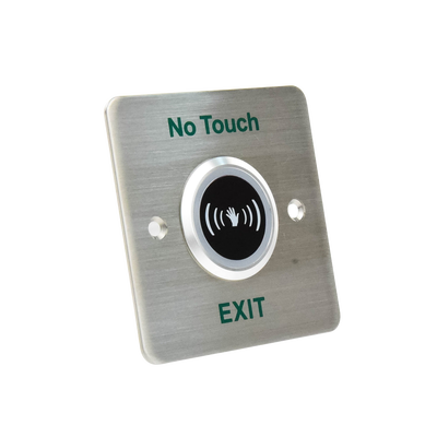 HIKVISION - Boton de Salida Sin Contacto / Perfil Ancho / Fabricado en Aluminioo / NC / NO