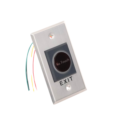 HIKVISION - Botón Sin Contacto / Indicador LED / NO / NC / Interior / Acero Inoxidable