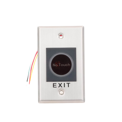 HIKVISION - Botón Sin Contacto / Indicador LED / NO / NC / Interior / Acero Inoxidable