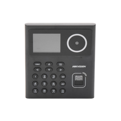 HIKVISION - Kit WiFi de Control de Acceso Lite TODO INCLUIDO con Lector de Rostros, Tarjetas y Huellas / 500 Rostros / Compatible con App HIKConnect / Incluye Electroimán  Botón de Salida y Montajes Z y L para imán / HIK-IA