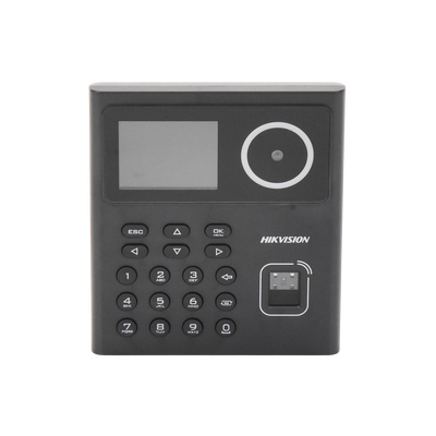 HIKVISION - Kit WiFi de Control de Acceso Lite TODO INCLUIDO con Lector de Rostros, Tarjetas y Huellas / 500 Rostros / Compatible con App HIKConnect / Incluye Electroimán  Botón de Salida y Montajes Z y L para imán / HIK-IA
