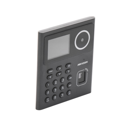 HIKVISION - Kit WiFi de Control de Acceso Lite TODO INCLUIDO con Lector de Rostros, Tarjetas y Huellas / 500 Rostros / Compatible con App HIKConnect / Incluye Electroimán  Botón de Salida y Montajes Z y L para imán / HIK-IA