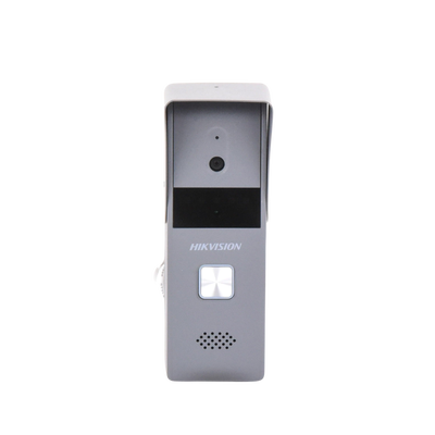 HIKVISION - Frente de Calle Analógico METÁLICO Adicional para Videoportero DS-KIS203 y DS-KIS303-P