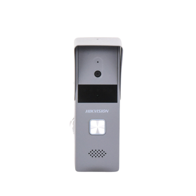 HIKVISION - Frente de Calle Analógico METÁLICO Adicional para Videoportero DS-KIS203 y DS-KIS303-P