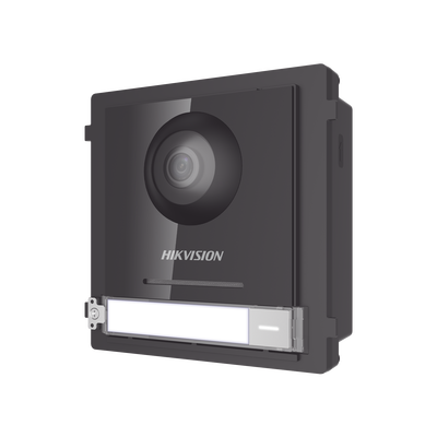 HIKVISION - Frente de calle IP 2 Megapixel para Videoportero Modular / PoE / Angulo 180° / Ultra Baja Iluminación / Exterior IP65