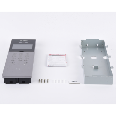 HIKVISION - Videoportero IP Multiapartamento con Reconocimiento Facial / Llamada a App HikConnect (requiere monitor) / Protección IP65 / Apertura por Rostro, Tarjeta o App