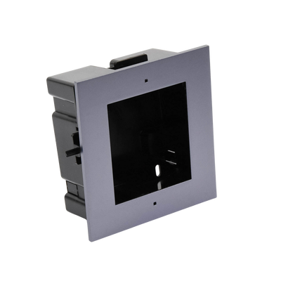 HIKVISION - Base de 1 Espacio para EMPOTRAR Videoportero Modelo  DS-KD8003-IME1