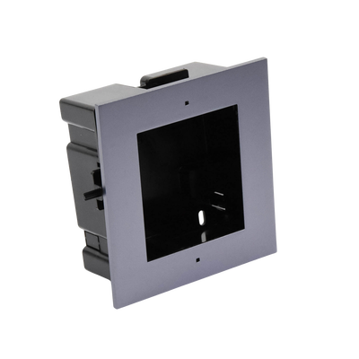 HIKVISION - Base de 1 Espacio para EMPOTRAR Videoportero Modelo  DS-KD8003-IME1