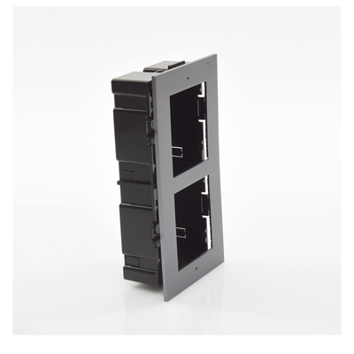 HIKVISION - Base de 2 Espacios para EMPOTRAR Módulos de Videoporteros Hikvision