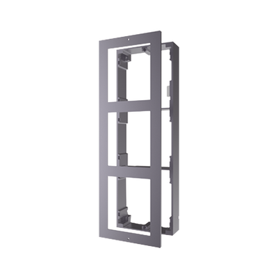 HIKVISION - Base de 3 Espacios para Videoportero IP Hikvision / Instalación en SUPERFICIE