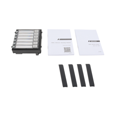 HIKVISION - Módulo de Botones Para Videoportero Modular / Llamada de un solo Toque / Soporta Hasta 6 Monitores Principales