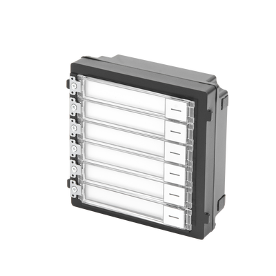 HIKVISION - Módulo de Botones Para Videoportero Modular / Llamada de un solo Toque / Soporta Hasta 6 Monitores Principales