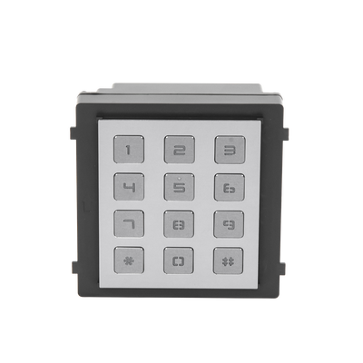 HIKVISION - Módulo de Teclado para Frente de Calle  Modular / Desbloqueo de Puerta Mediante Código / Llamada a monitor.