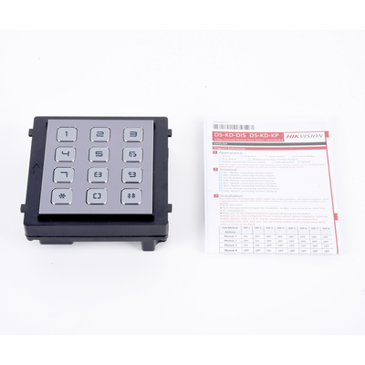 HIKVISION - Módulo de Teclado para Frente de Calle  Modular / Desbloqueo de Puerta Mediante Código / Llamada a monitor.